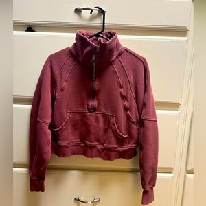 Lululemon Scuba Oversized Funnel Neck Half-Zip
Smoky Red Size S/M